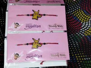 Set Of 2 Pikachu Kids Rakhi