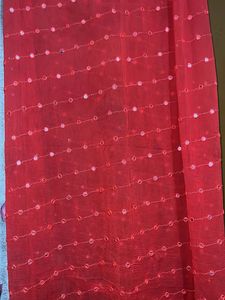 Red Sequin Dupatta