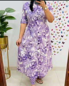 Floral Print Kurta