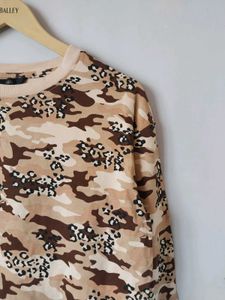 Camo Print Top