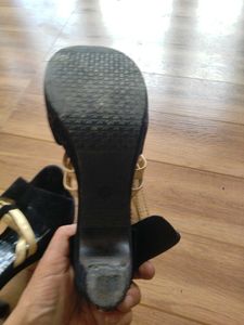 Black &amp; Gold Heels