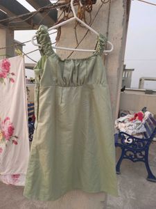 Sassafras Pista Green Dress Women