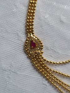 Golden Colour Layered Fancy Necklace