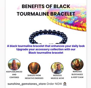 Black Tourmaline Bracelet - Daily Look Enhancement