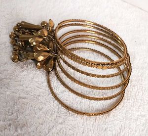 Golden Bangle Set