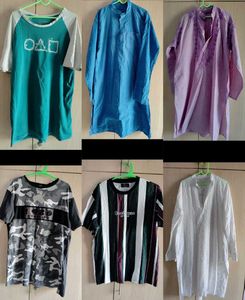 MENS TSHIRT+ KURTA COMBO