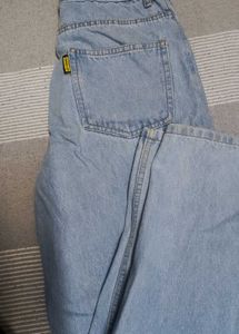Light Wash Wide Leg Jeans 28