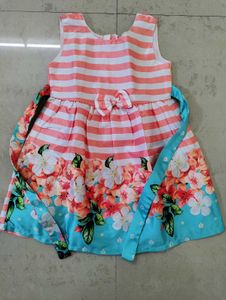 Floral Print New Frock