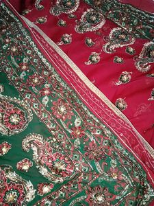 Handmade Heavy Embroidered Saree.