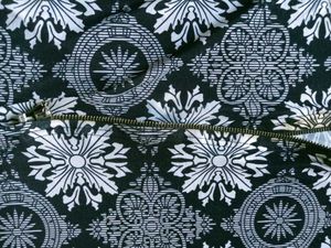 Patterned Black Dress