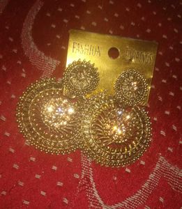 Golden Drop Earrings