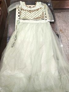 Mint Green Embellished Lehenga Set