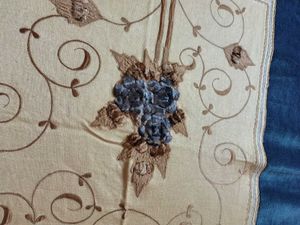 New unused satin Embroidered Bedsheet