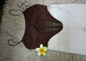 Brand New (Urbanic) Brown Corset Top