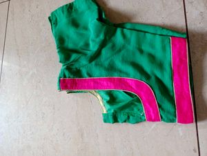 Saree With Blouse 💚