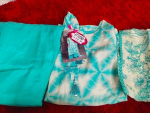 New Kurti Pant And Dupatta Set
