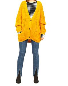 Mustard Knit Cardigan