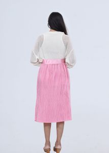 Pink Flared Skirt