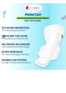 Sanitary Pad Enriched With Neem And Saffflower