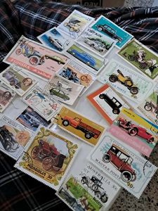 25 - CAR Theme Stamps