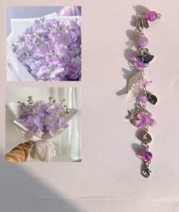 Magical Floral Purple Bracelet