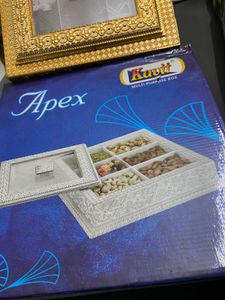 Gold Dry fruit Decorative Box