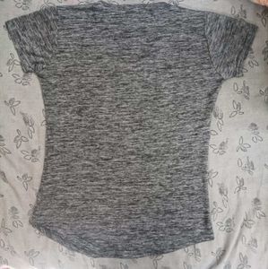 Gray V-Neck T-Shirt