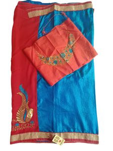 Party Wear Zari Work Saree