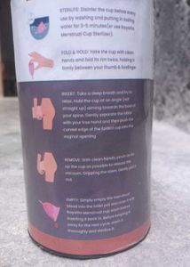 Royatto Menstrual Cup - Medium and large size bot