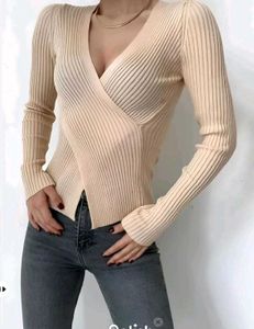 New with tag Pinterest Chic Wrap Front Long Sleeve