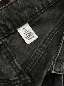 H&amp;M Vintage Straight High Waist &amp; Denim