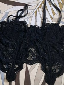 Corset  Top Bra PANTY  In Imported Fabric