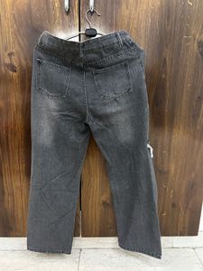 Ripped Wide Leg Jeans