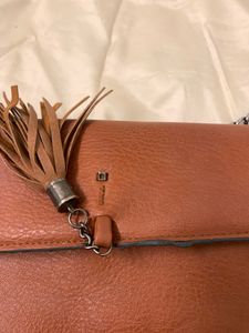 Price Drop!!Dressbery Brown Leather Sling Bag