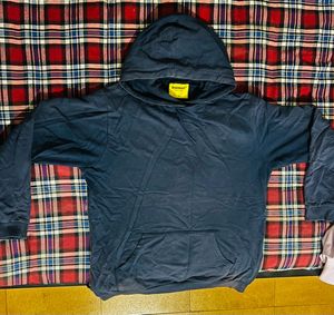 Navy Blue Hoodie , Size: M