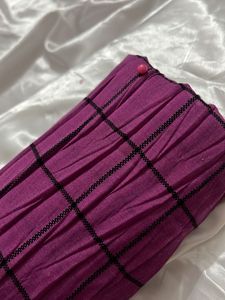 Purple Checkered Hijab