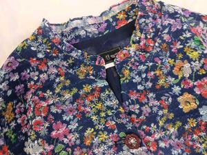 Japanese Style Floral Print Cardigan