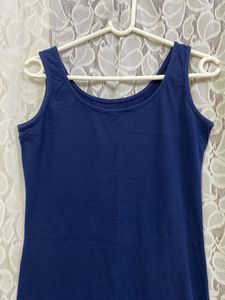 Dark Navy Blue MIDI Dress