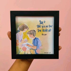 5 Mini Black Blank Photo Frame
