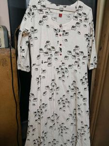 Elephant Print Kurta