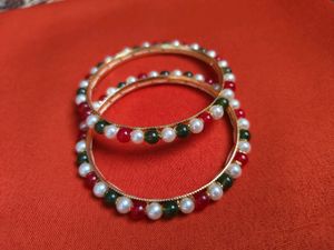 High Quality Mayco Gold Beaded Bangles