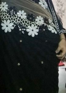 Elegant Printed butter crepe Saree