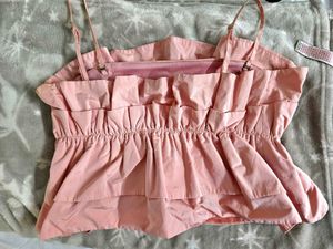 Zara Taffeta Crop Top- Barely Used Once