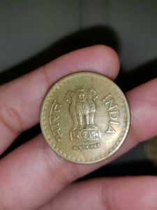 2 Piece 5 Rupees Coin Rare