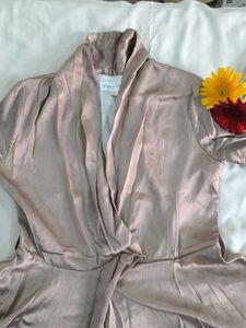 Elegant Satin-Mini Flared Dress