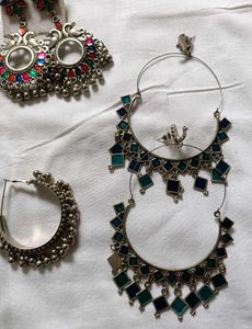 Oxidised Earrings Combo