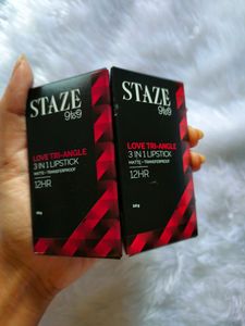 Staze Beauty 3-in 1 Lipstick (Combo)