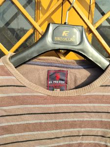 🎧 US POLO ASSN.Striped Pullover Sweater