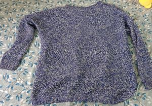Blue Knit Sweater