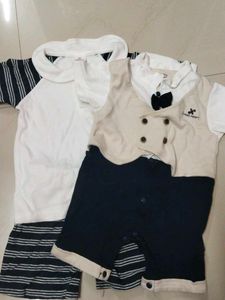 Baby Romper Set - 2 Outfits